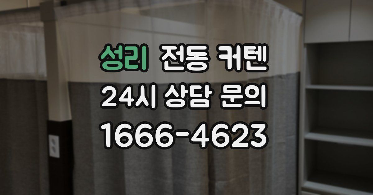 성리 전동 커텐
