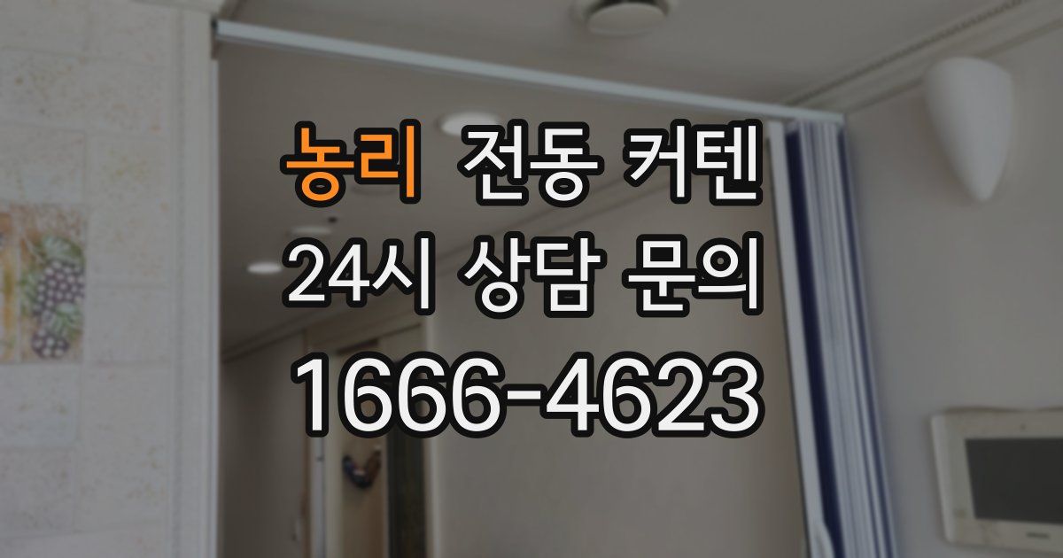 농리 전동 커텐