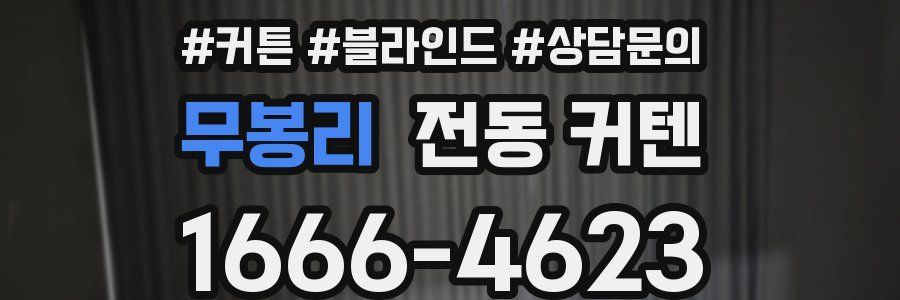 무봉리 전동 커텐