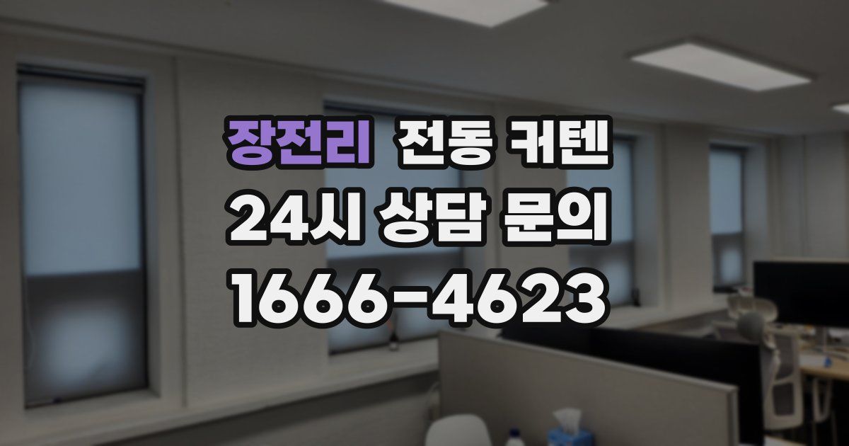 장전리 전동 커텐