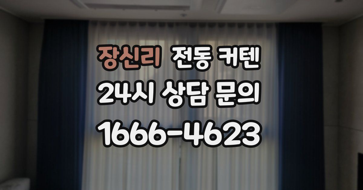 장신리 전동 커텐