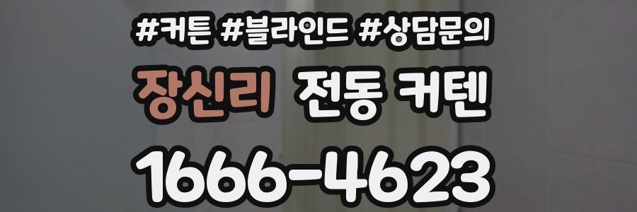 장신리 전동 커텐