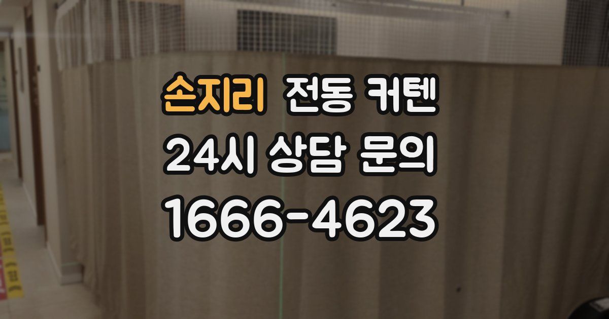 손지리 전동 커텐