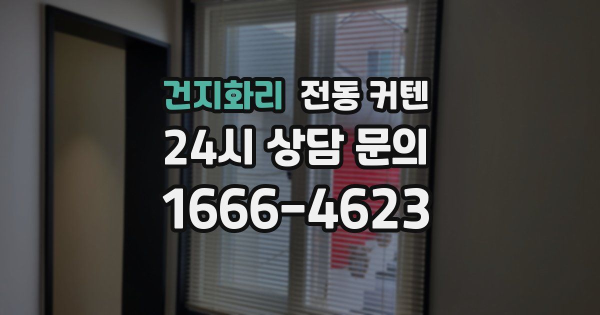 건지화리 전동 커텐