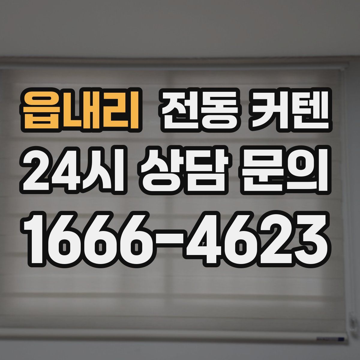읍내리 전동 커텐