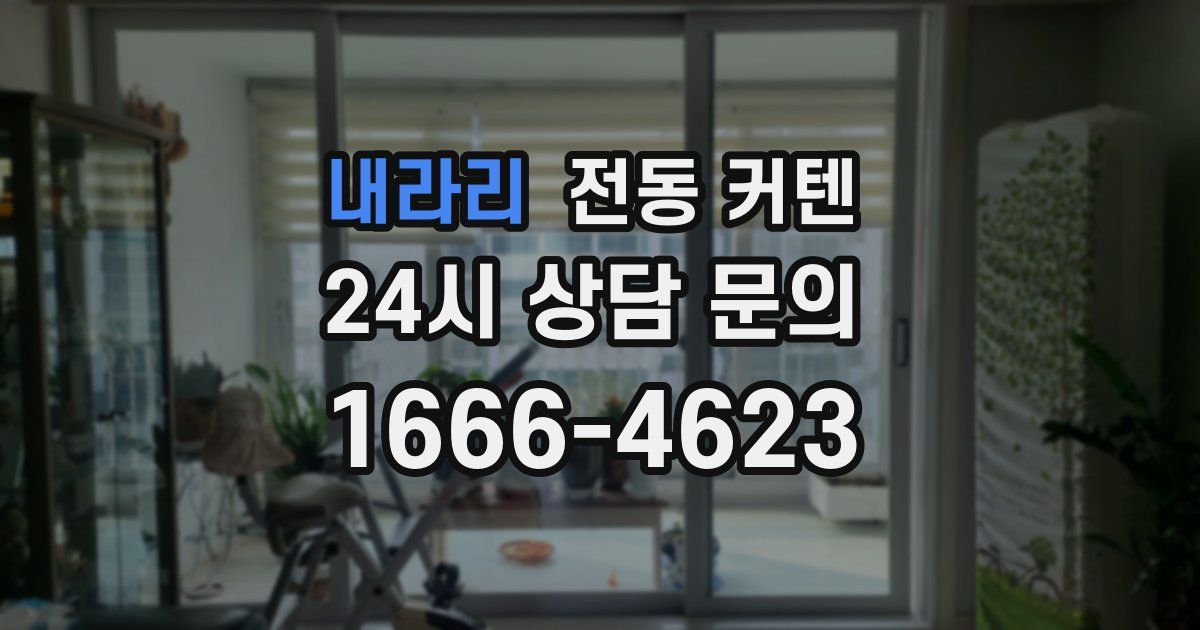 내라리 전동 커텐