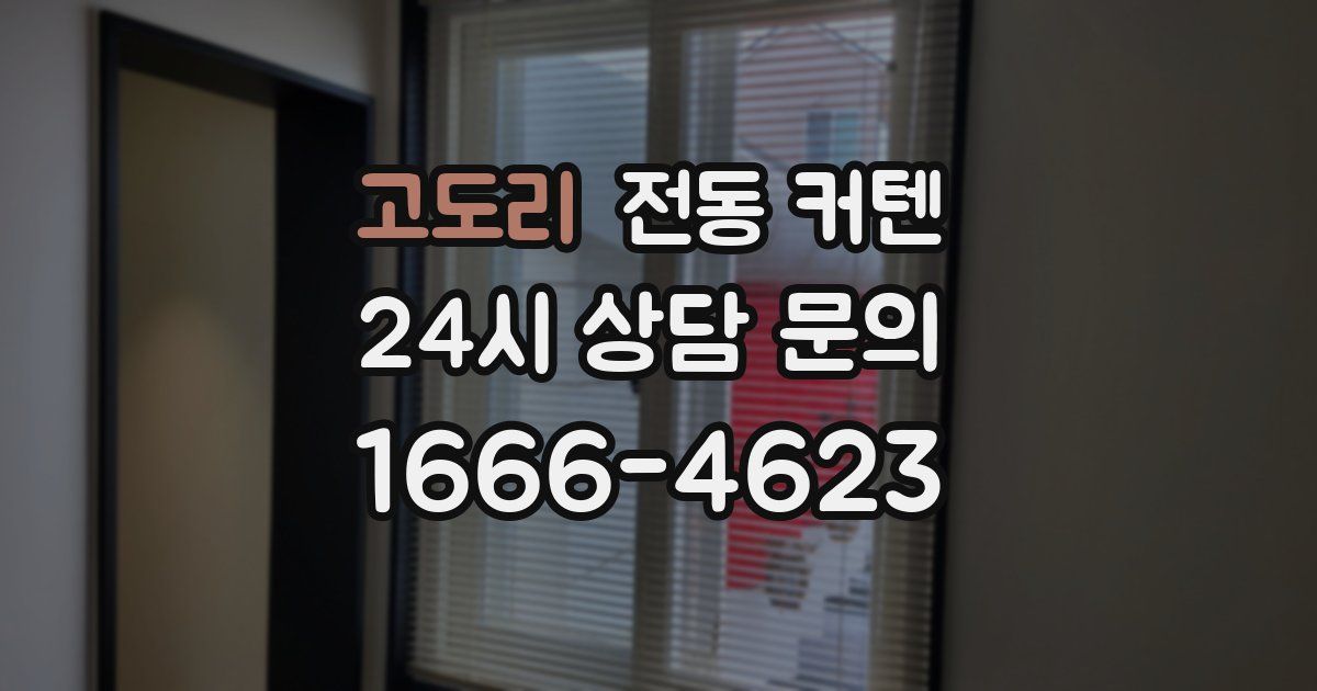 고도리 전동 커텐