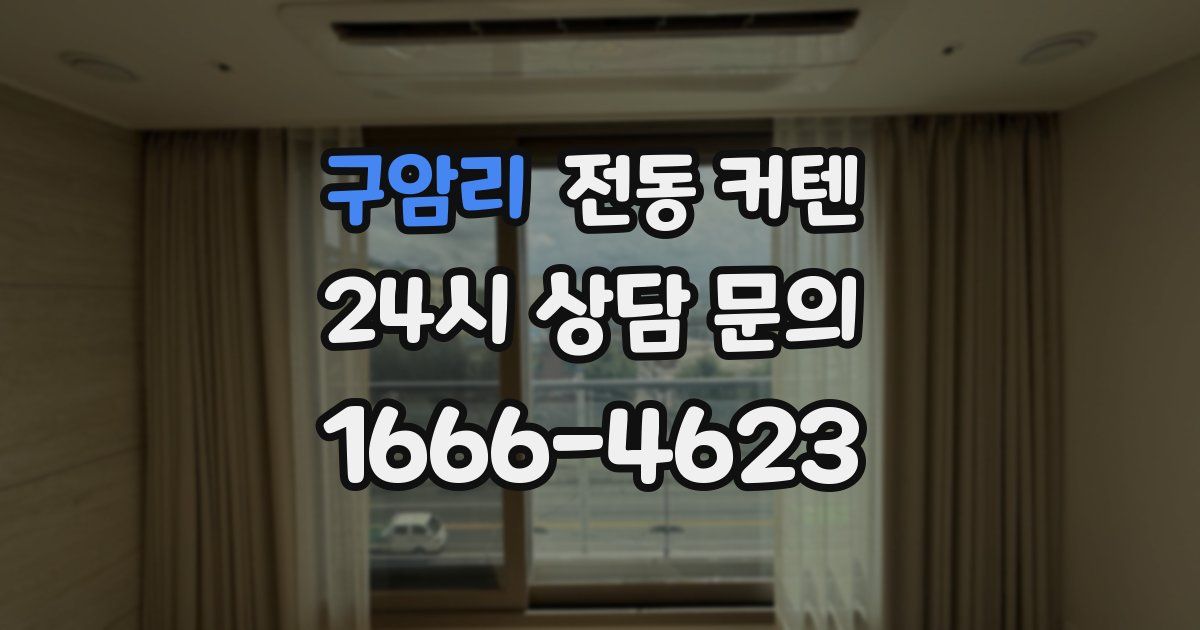 구암리 전동 커텐