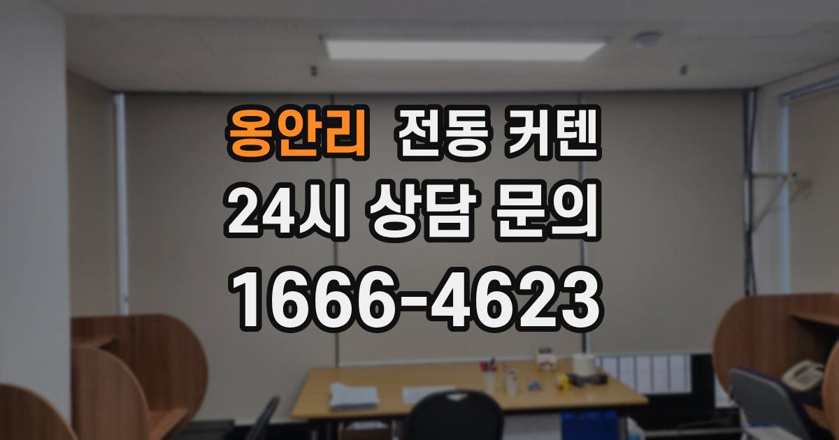 옹안리 전동 커텐