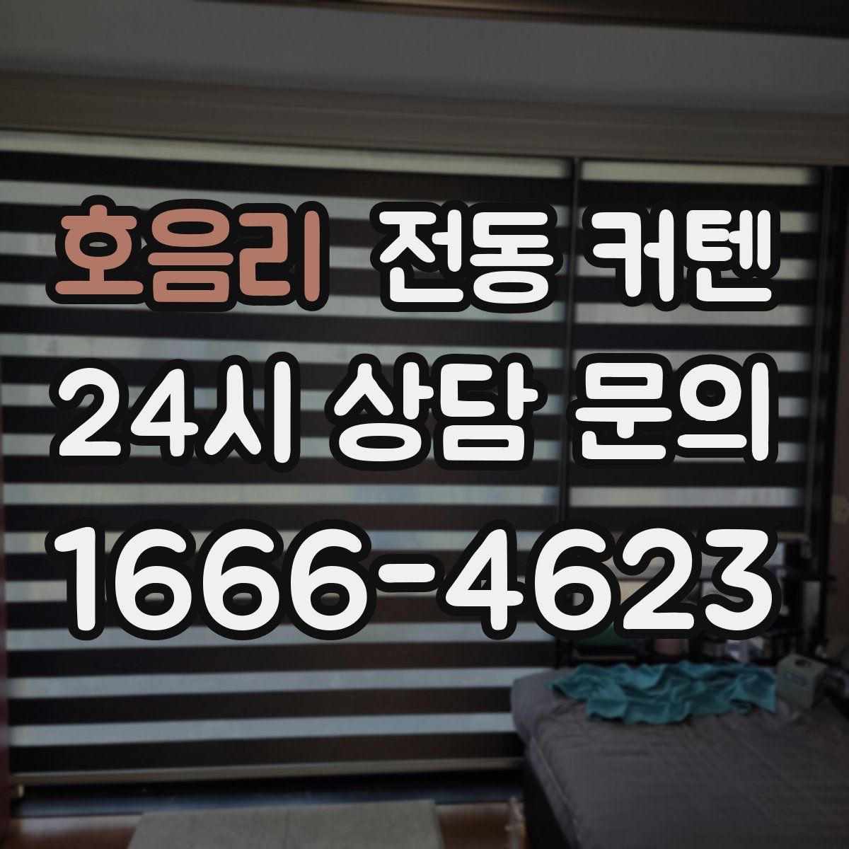 호음리 전동 커텐