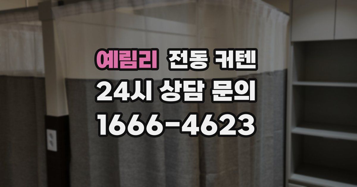예림리 전동 커텐