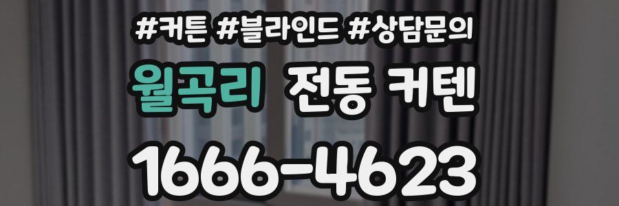 월곡리 전동 커텐