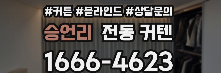 승언리 전동 커텐