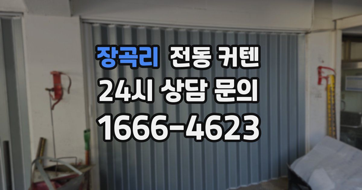 장곡리 전동 커텐