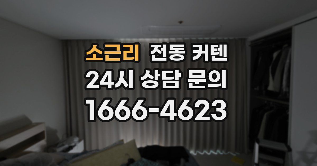 소근리 전동 커텐