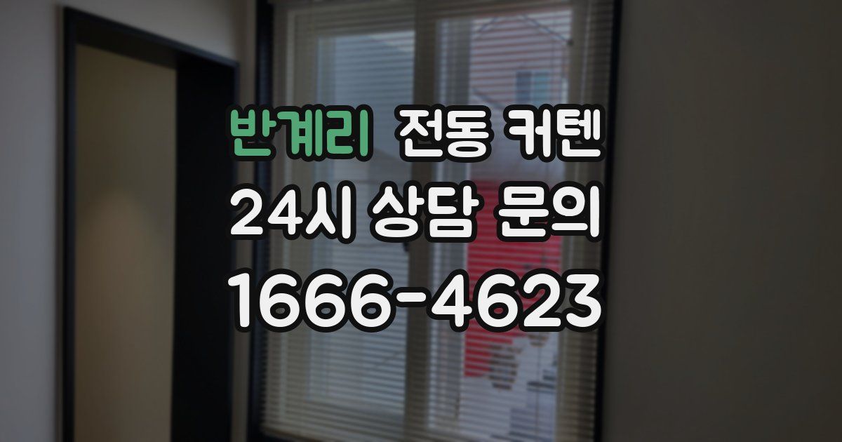 반계리 전동 커텐