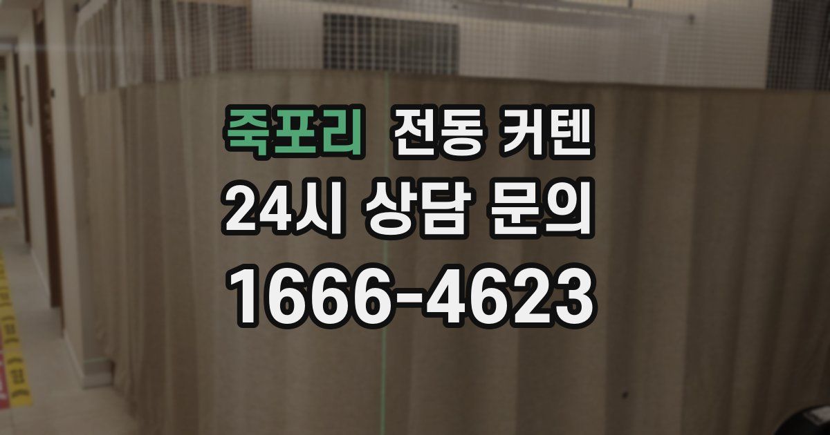 죽포리 전동 커텐