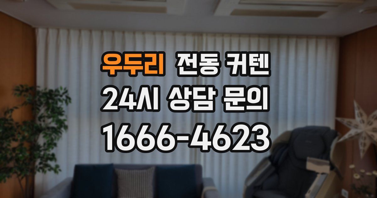 우두리 전동 커텐