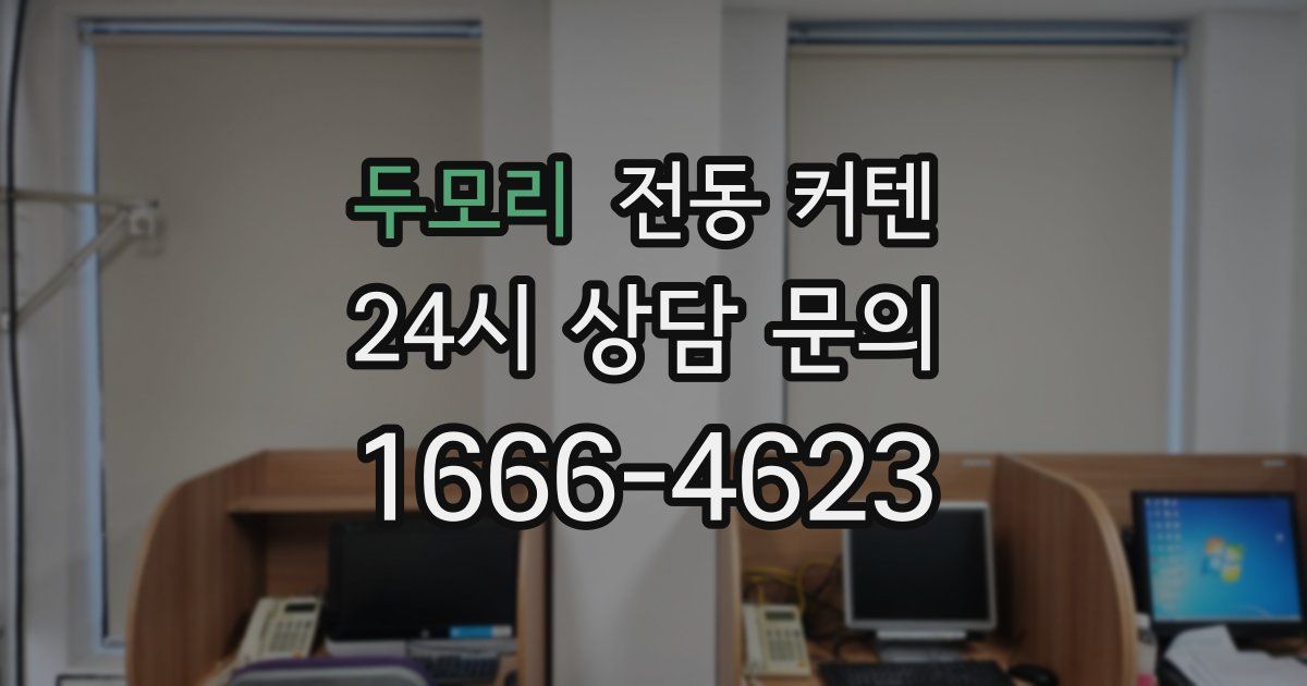 두모리 전동 커텐