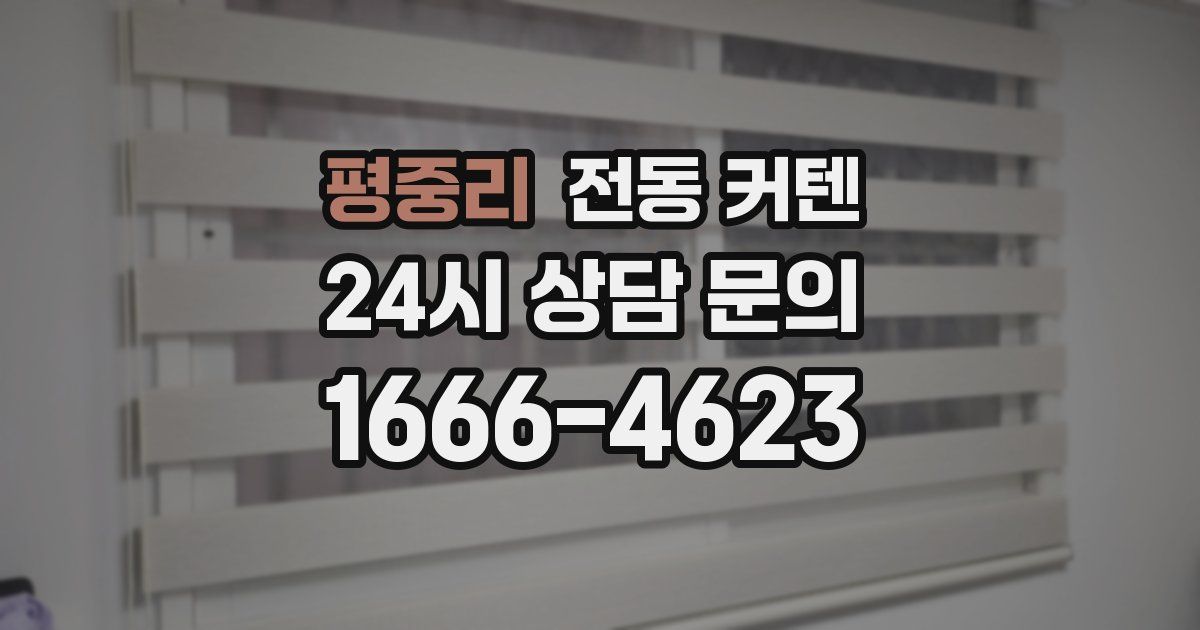 평중리 전동 커텐