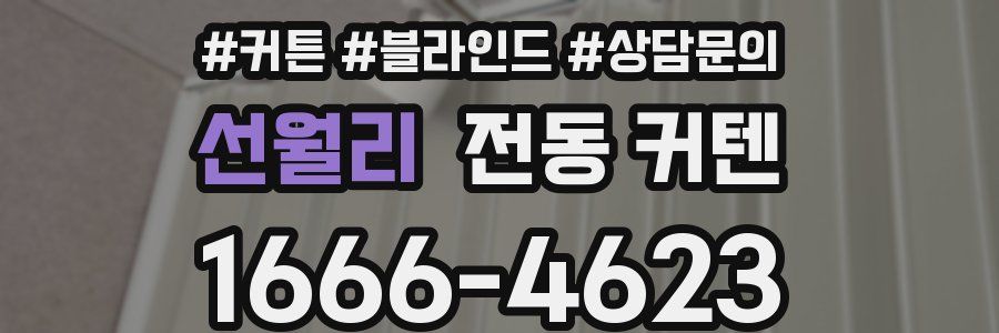 선월리 전동 커텐