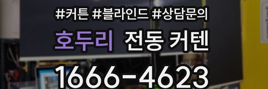호두리 전동 커텐