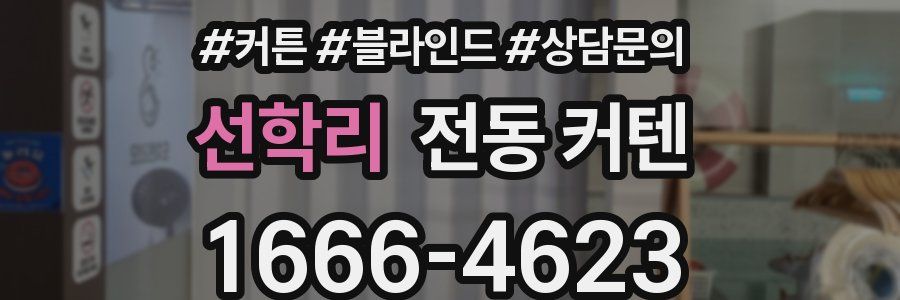 선학리 전동 커텐