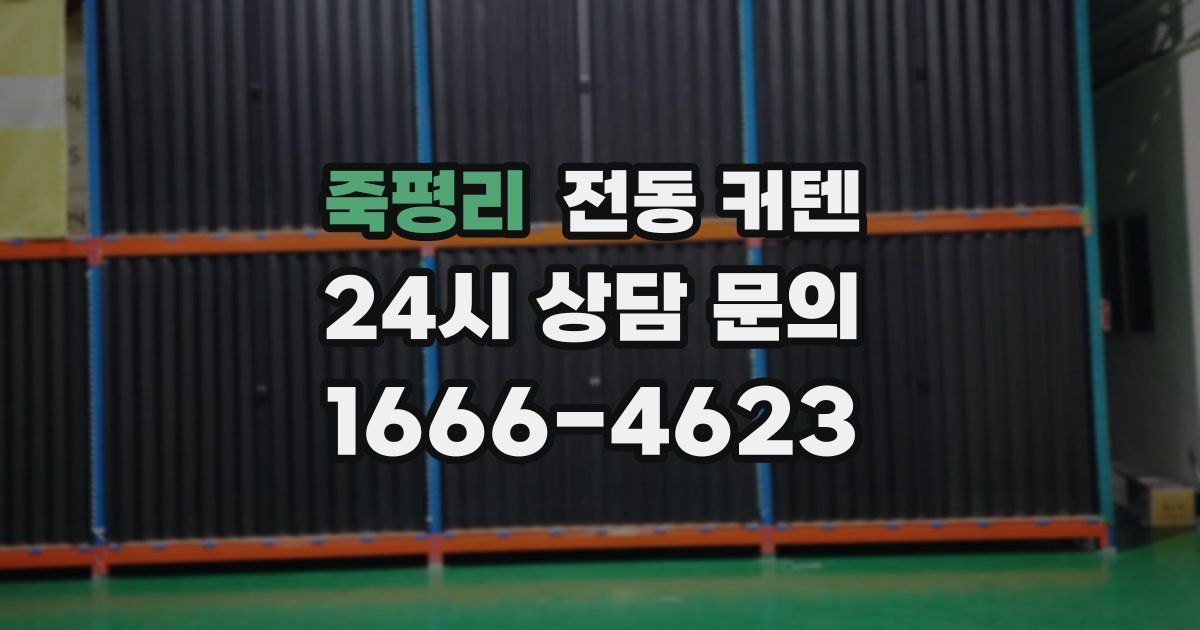 죽평리 전동 커텐