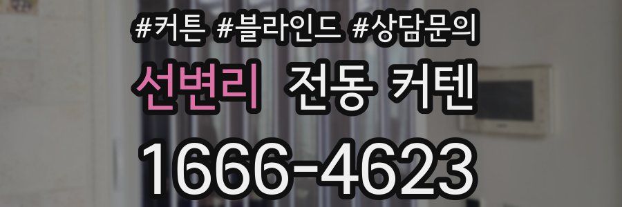 선변리 전동 커텐