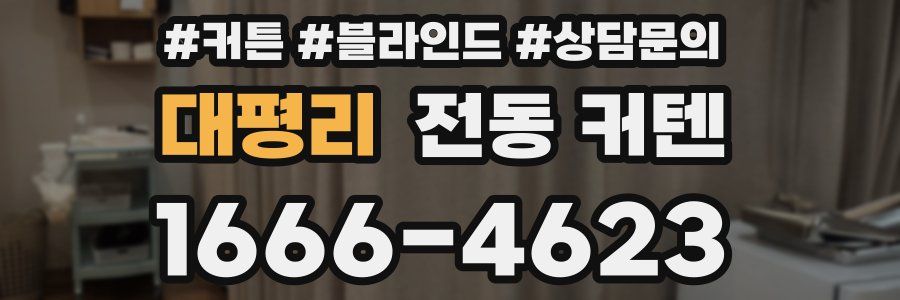 대평리 전동 커텐
