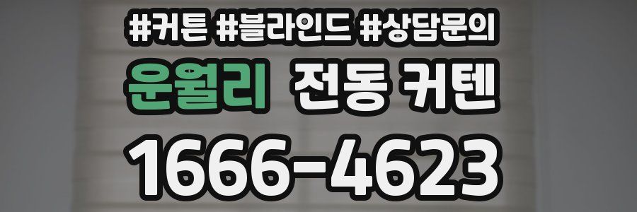 운월리 전동 커텐