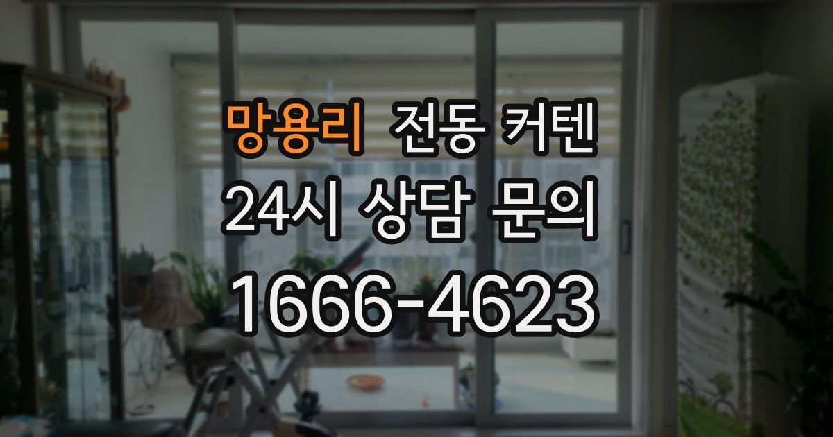 망용리 전동 커텐