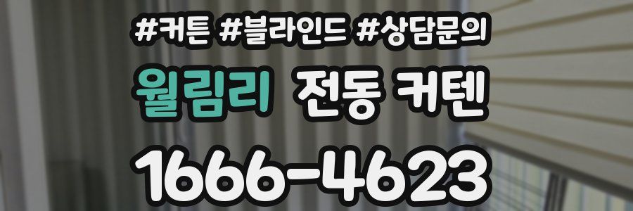 월림리 전동 커텐