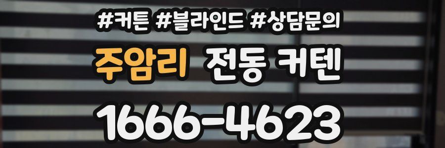 주암리 전동 커텐