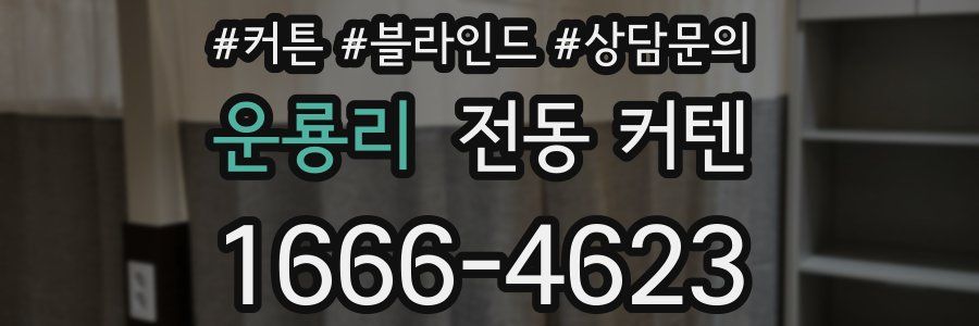 운룡리 전동 커텐