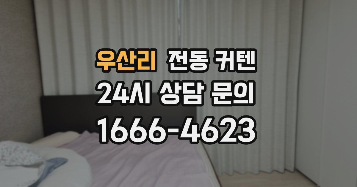 우산리 전동 커텐