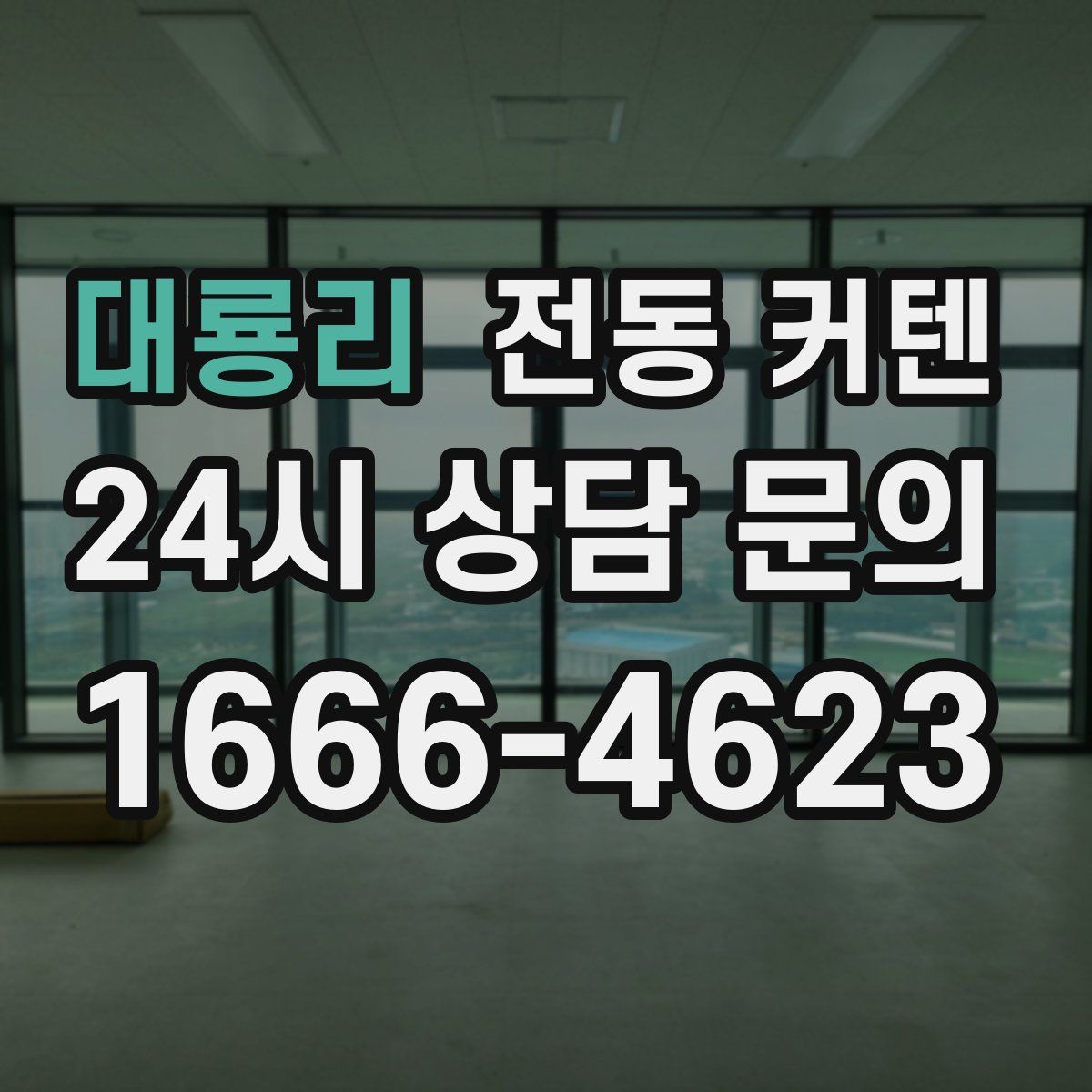 대룡리 전동 커텐