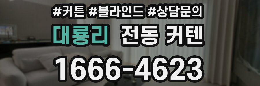 대룡리 전동 커텐
