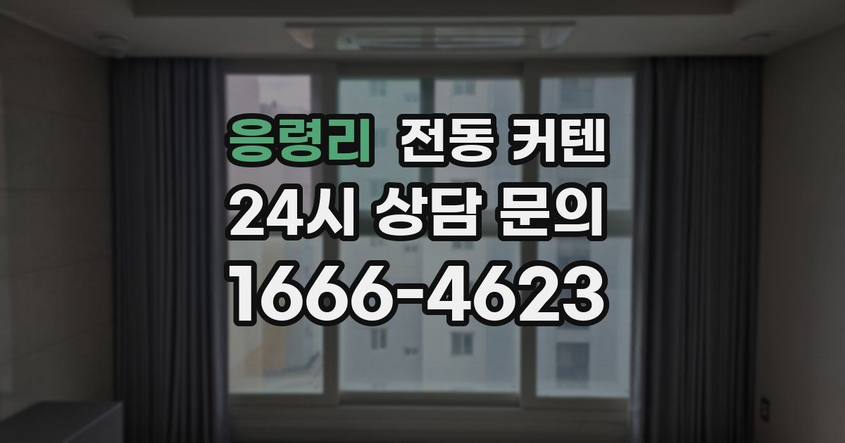 응령리 전동 커텐