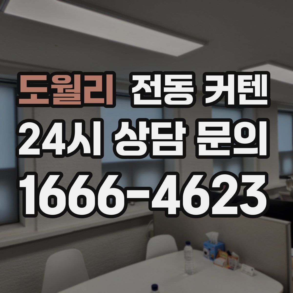 도월리 전동 커텐