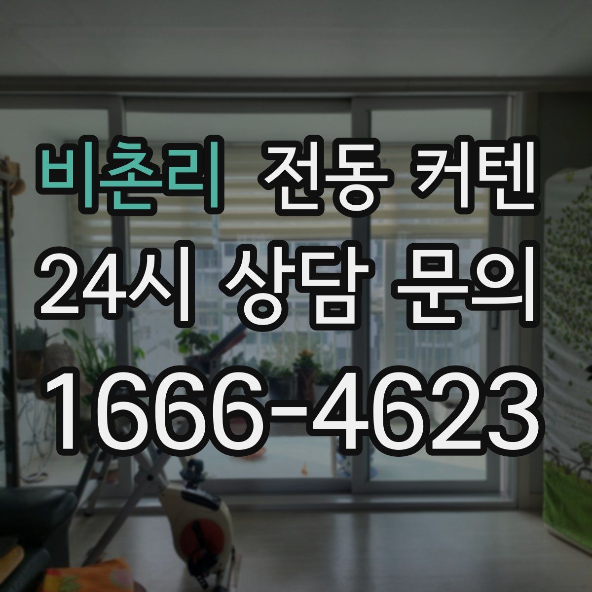 비촌리 전동 커텐