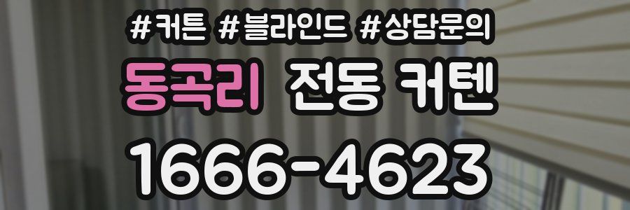 동곡리 전동 커텐