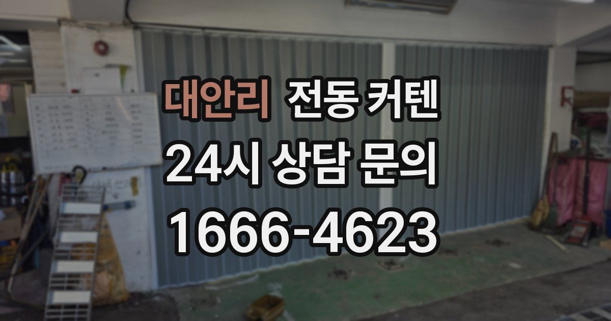대안리 전동 커텐
