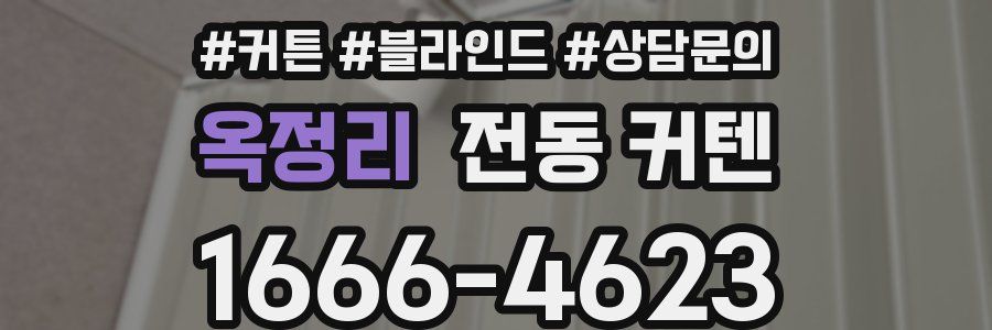 옥정리 전동 커텐