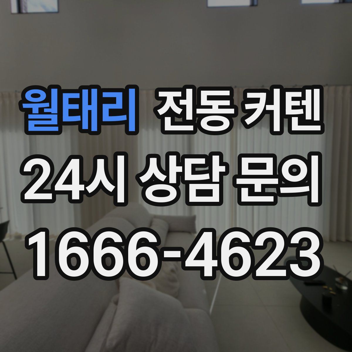 월태리 전동 커텐