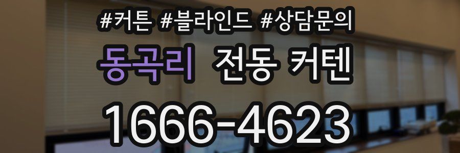 동곡리 전동 커텐
