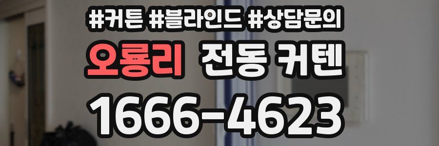 오룡리 전동 커텐