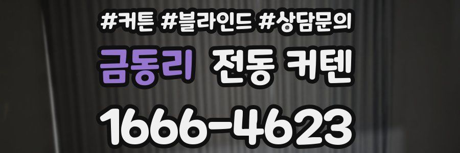 금동리 전동 커텐