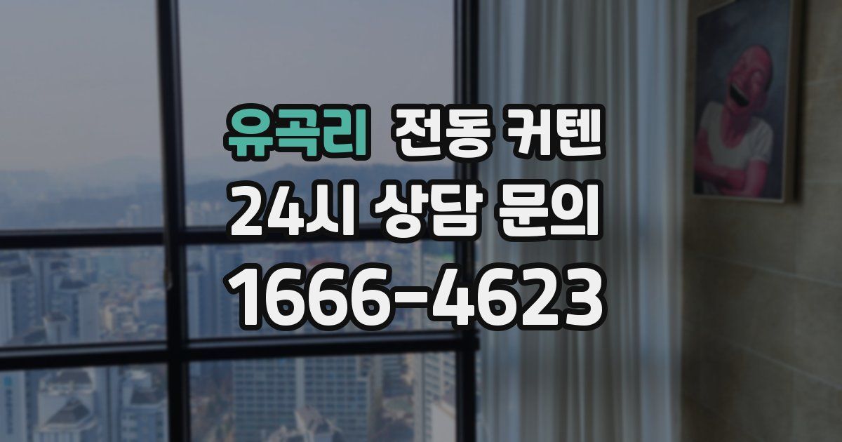 유곡리 전동 커텐