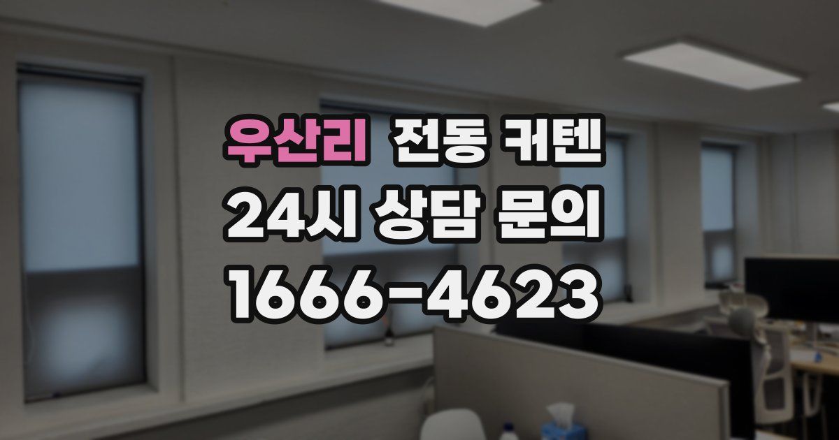 우산리 전동 커텐